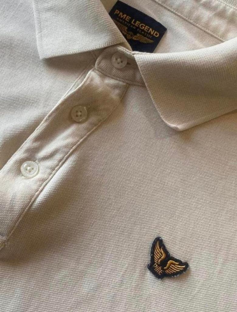 Pme Legend Pall Mall polo shirt Beige Maat XXXL, ., Beige, Shirt, Ophalen of Verzenden