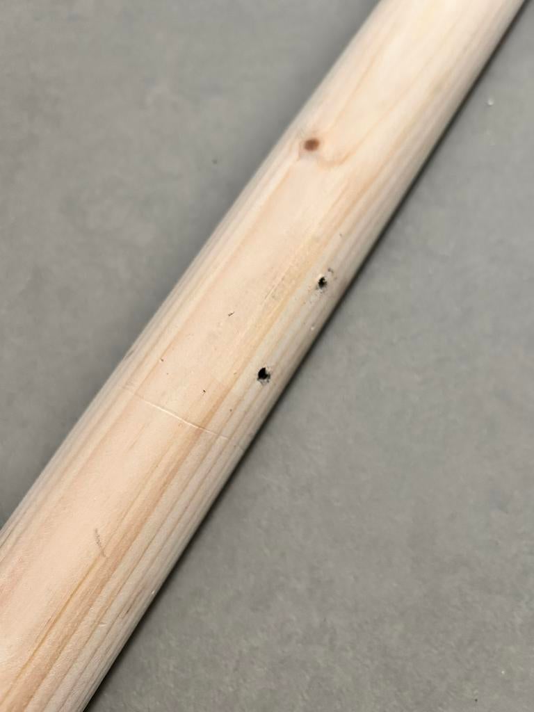 Houten trapleuning afgerond 1 meter lang 4cm breed *NIEUW*, Ophalen, Nieuw, Minder dan 2 meter