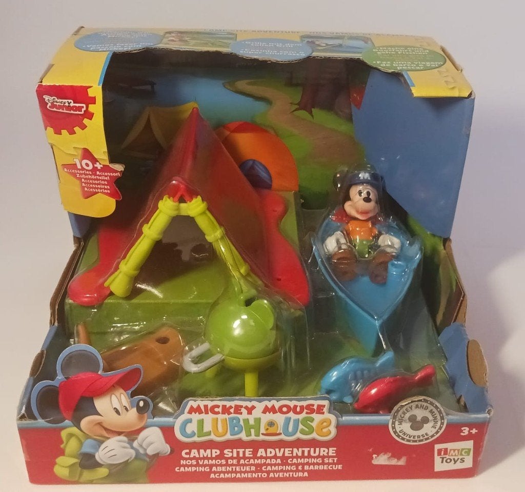 Mickey Mouse Clubhouse Kamperen - speelset, Ophalen of Verzenden, Mickey Mouse, Nieuw, Overige typen