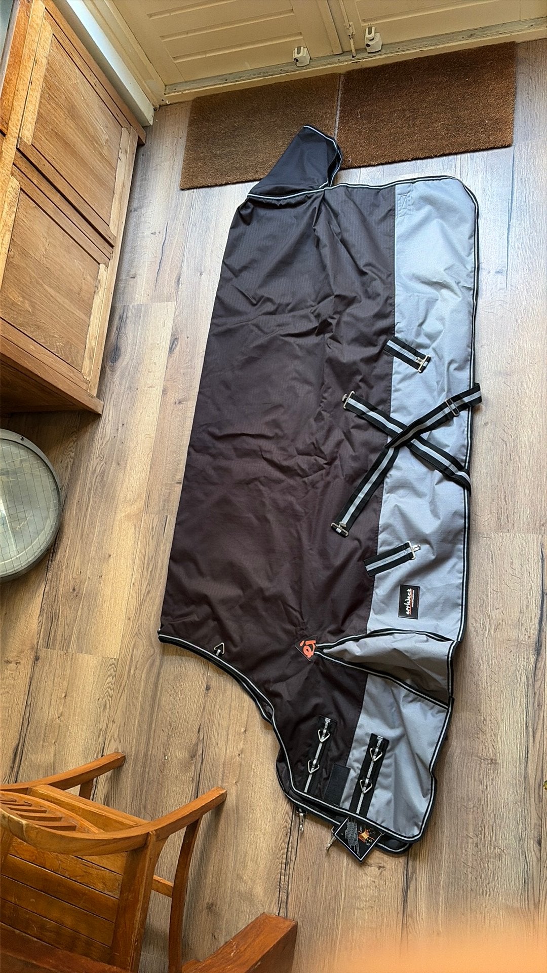 Nieuw 195 cm paarden deken 100 gram + gratis uitrijdeken, Full (L), 100 g, Nieuw, Ophalen of Verzenden