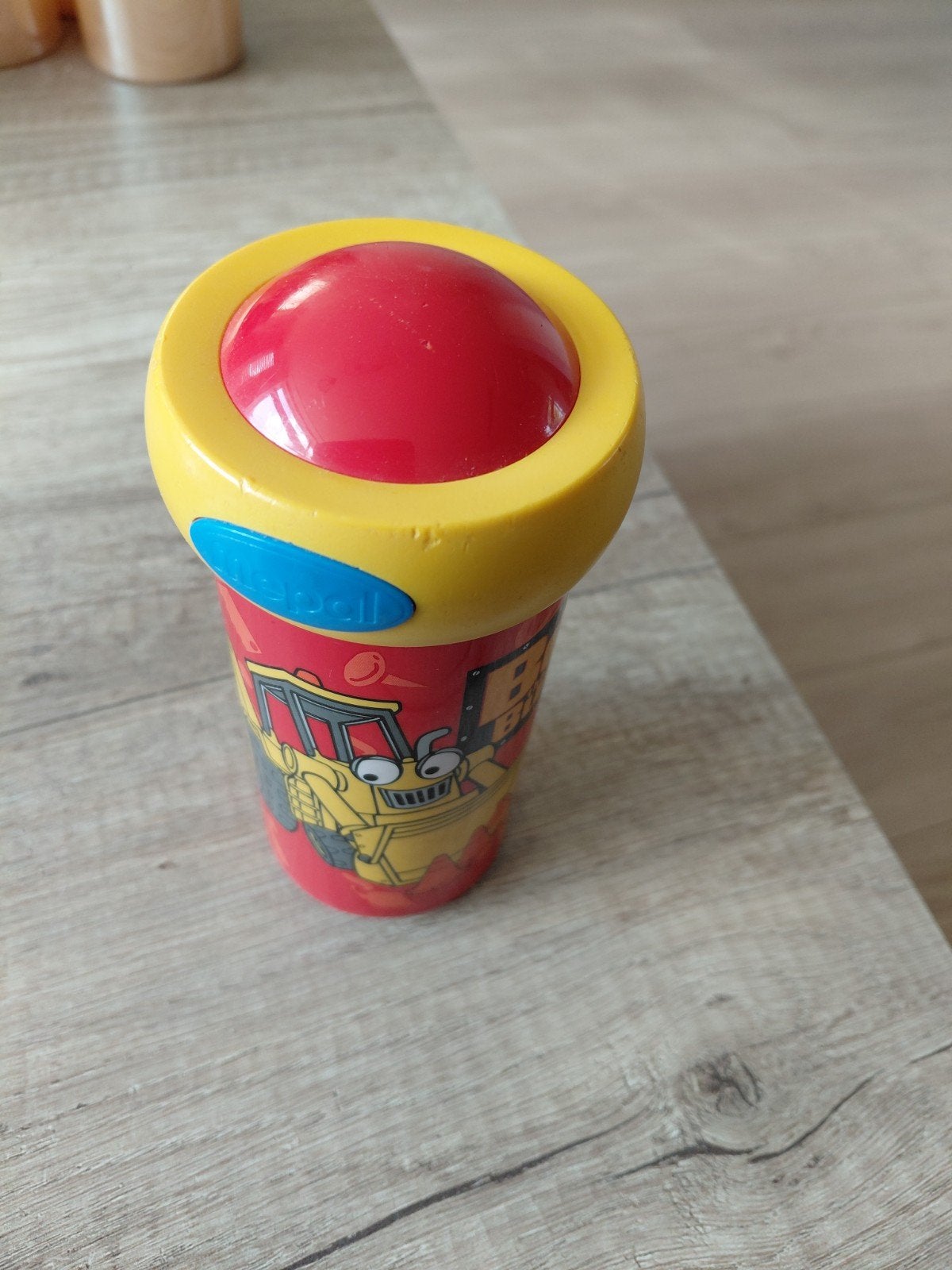 Bob de Bouwer beker en broodtrommel set, Ophalen of Verzenden, Gebruikt