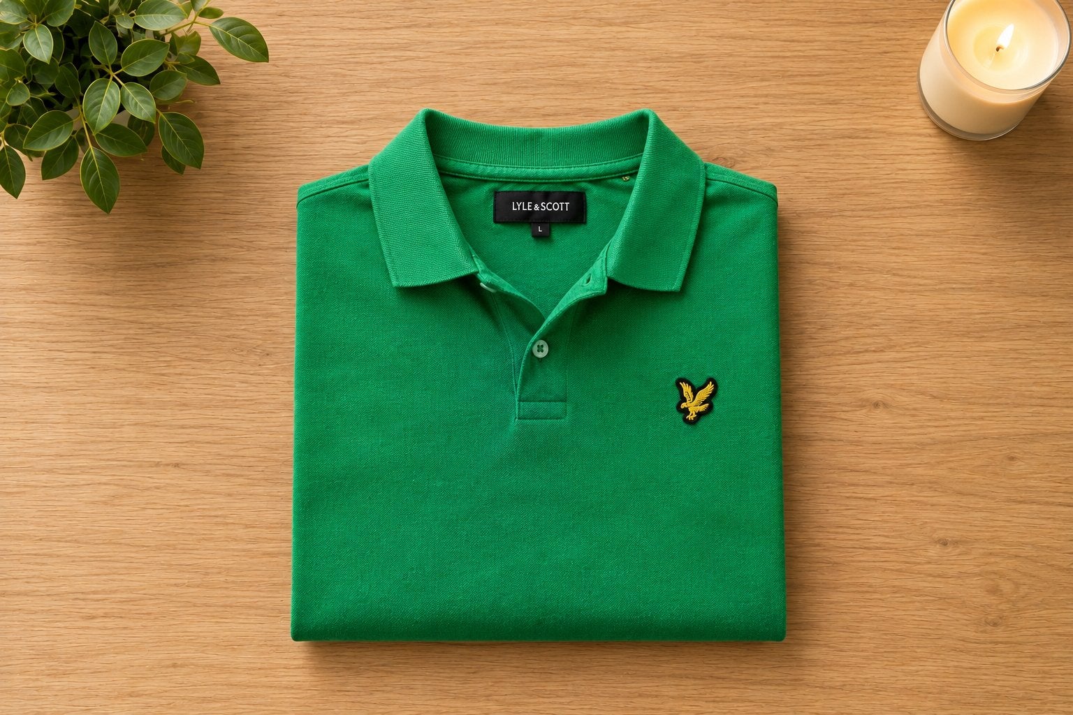 Lyle & Scott Polo T-shirt felgroen-Maat 10-11 jaar (ai foto), Kleding | Heren, Ophalen of Verzenden, Gedragen, Overige maten, Groen