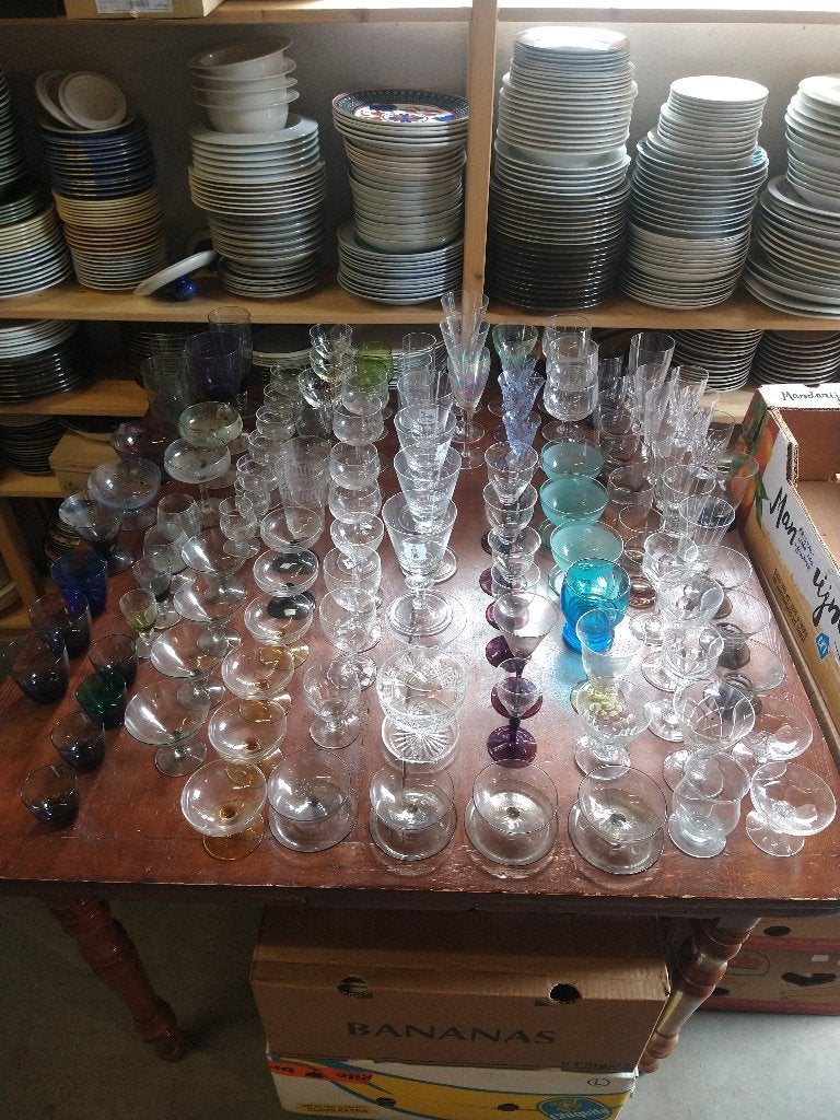 Partij Kristalunie, glasfabriek Leerdam - Carnaval Verboeket, Antiek en Kunst, Antiek | Glas en Kristal, Ophalen