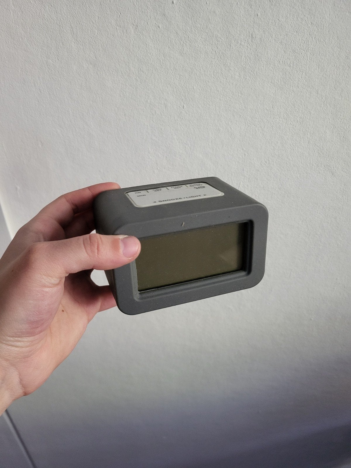 Digitale Wekker met Snooze en Lichtfunctie, Ophalen of Verzenden, Gebruikt, Digitaal