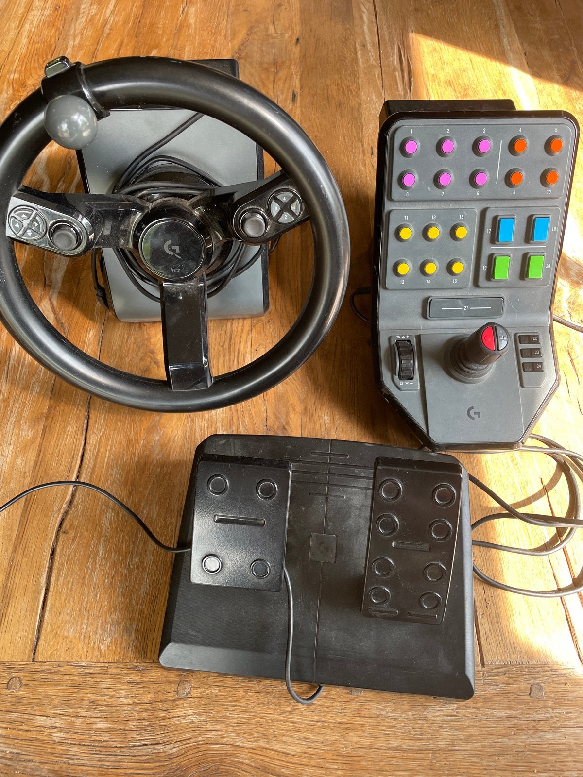 Logitech G Saitek Farm Simulator Heavy Equipment Bundle, Racestuur, Gebruikt, Ophalen of Verzenden, PC
