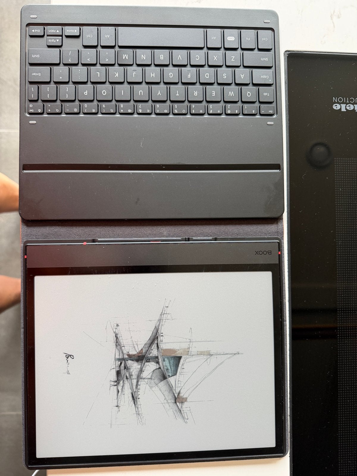BOOX Note Air 5 10.3" E Ink Tablet met keyboard, Computers en Software, Verzenden, Touchscreen, Zo goed als nieuw, 10 inch of meer