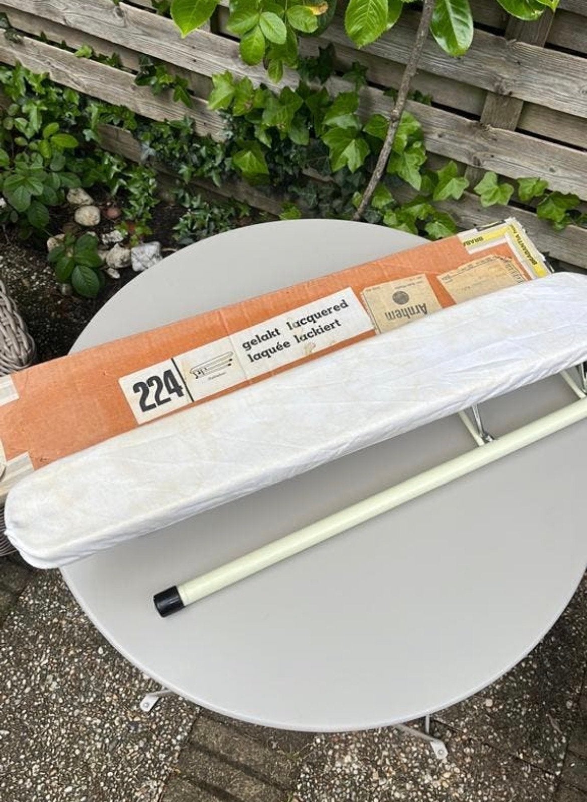 Vintage Stropdas Bout 1962 - Gelakt - Originele Verpakking, Ophalen of Verzenden