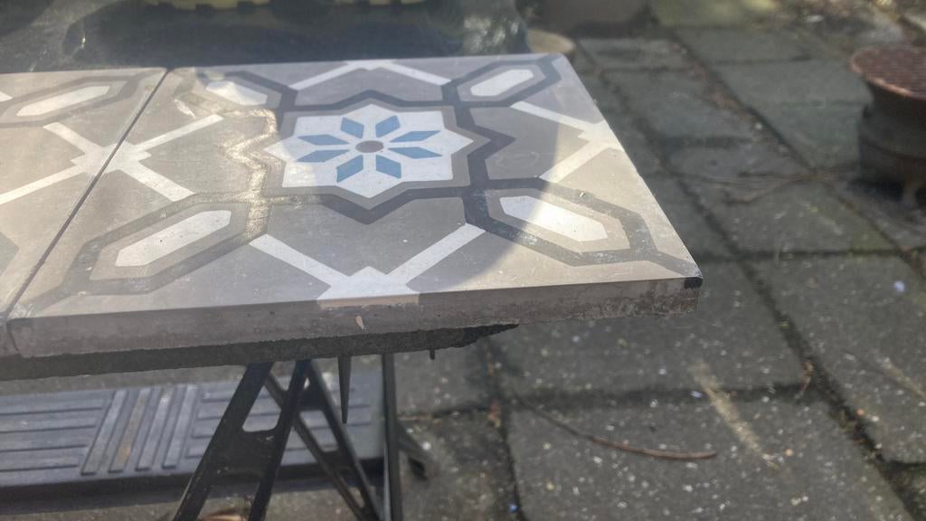 13 marokkaanse cement tegels. 20x20x5., Keramiek, Ophalen of Verzenden, Zo goed als nieuw, Minder dan 5 m²