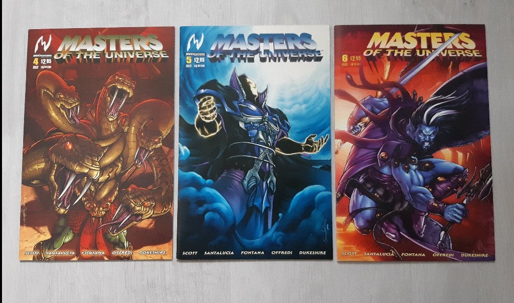 Masters of the Universe 4 t/m 6 MV Creations, Boeken, Strips | Comics, Meerdere comics, Verzenden, Gelezen, Amerika
