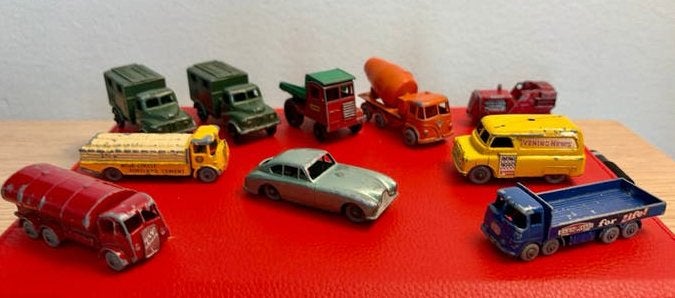 Teab Moko Matchbox Lesney England verzameling 10 stuks, Verzenden