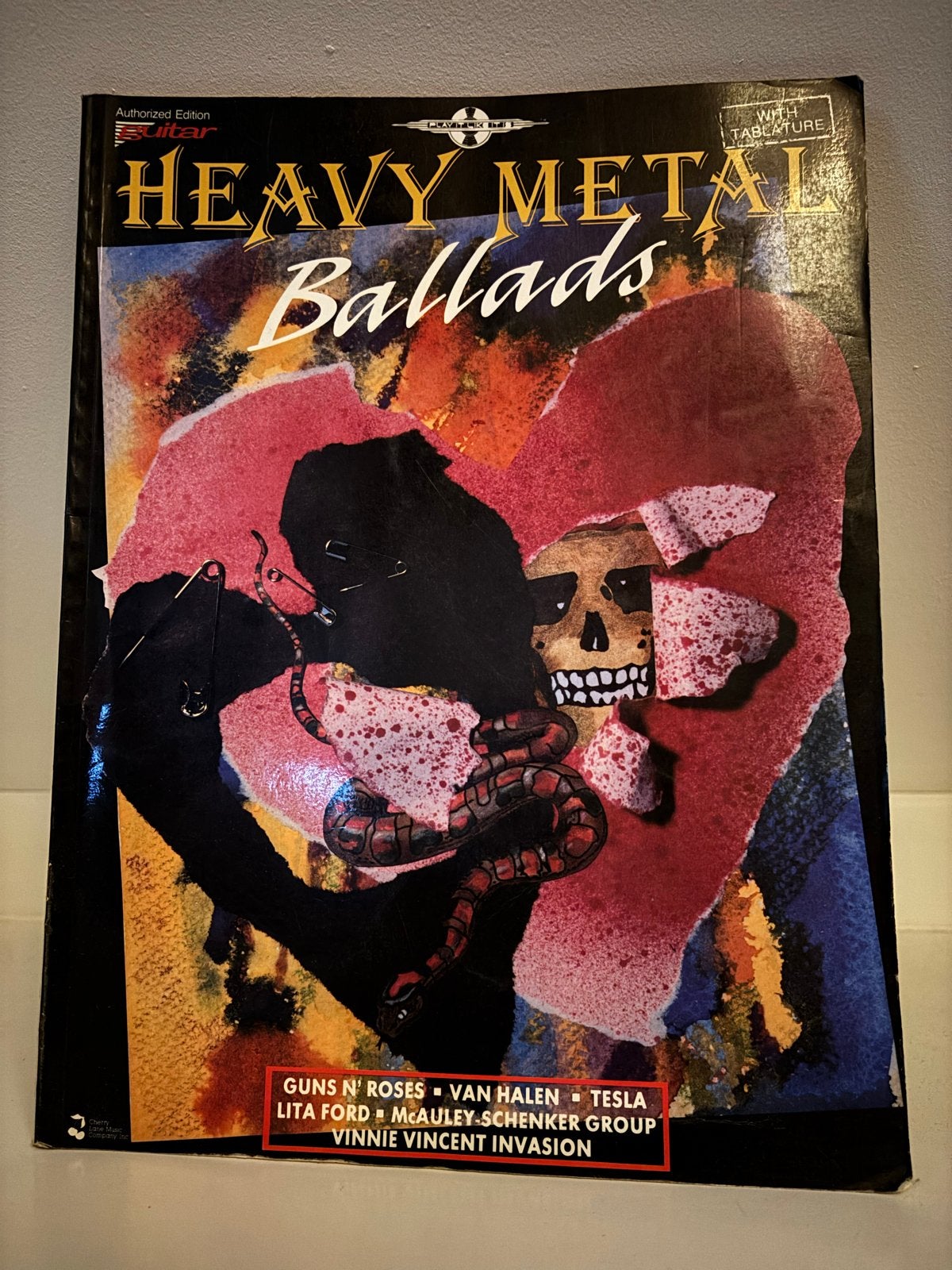 Heavy Metal Ballads Gitaar Tablatuur Boek, Muziek en Instrumenten, Ophalen of Verzenden, Thema, Rock en Metal, Gitaar