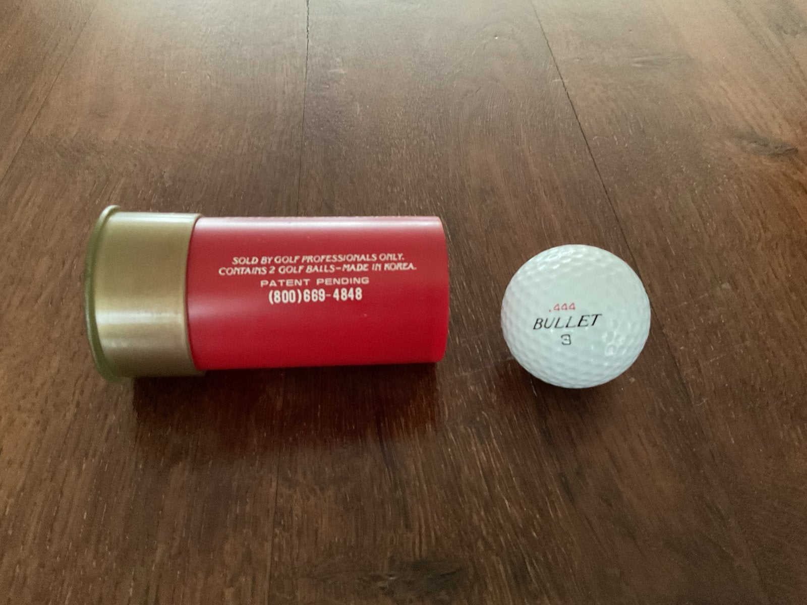 Vintage Bullet Golfbal in Kogelhouder - LASER PC Editie, Sport en Fitness, Golf, Ophalen of Verzenden, Nieuw, Bal(len), Overige merken