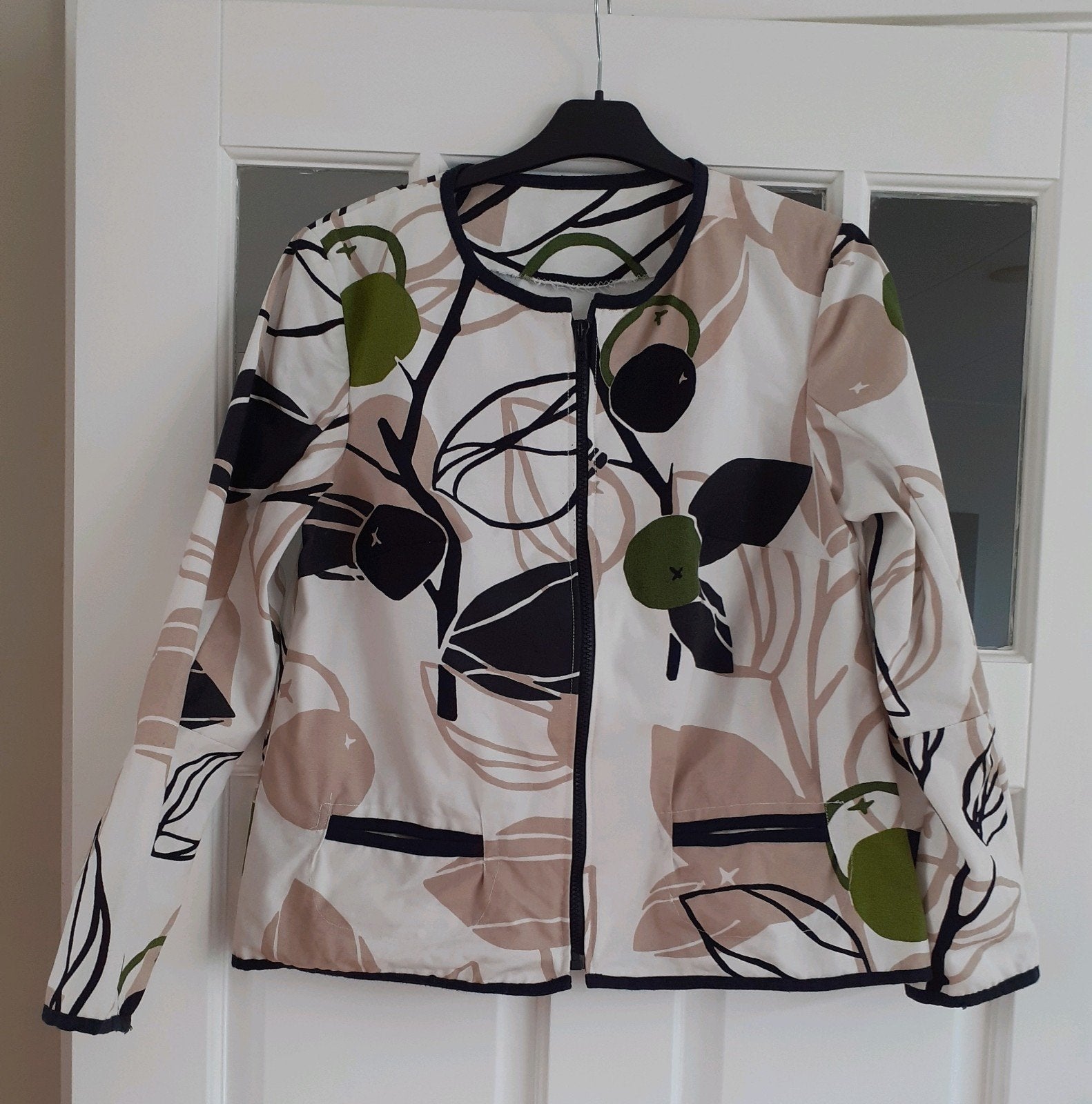 Jasje Marimekko stijl Fins design nieuwstaat maat S, Meerkleurig, Handgemaakt Fins, Ophalen of Verzenden, Zo goed als nieuw
