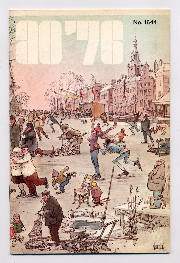 over Kerstkaarten - Kerst / De Kerstkaart - kerstmis - 1976, Ophalen of Verzenden, 1960 tot 1980, Feest(dag)