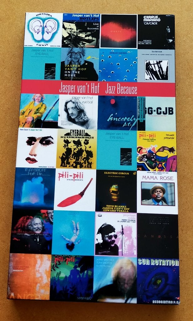 Jasper van 't Hof - Jazz Because 4CD Box + Boek 2017, Ophalen of Verzenden, Zo goed als nieuw, Jazz