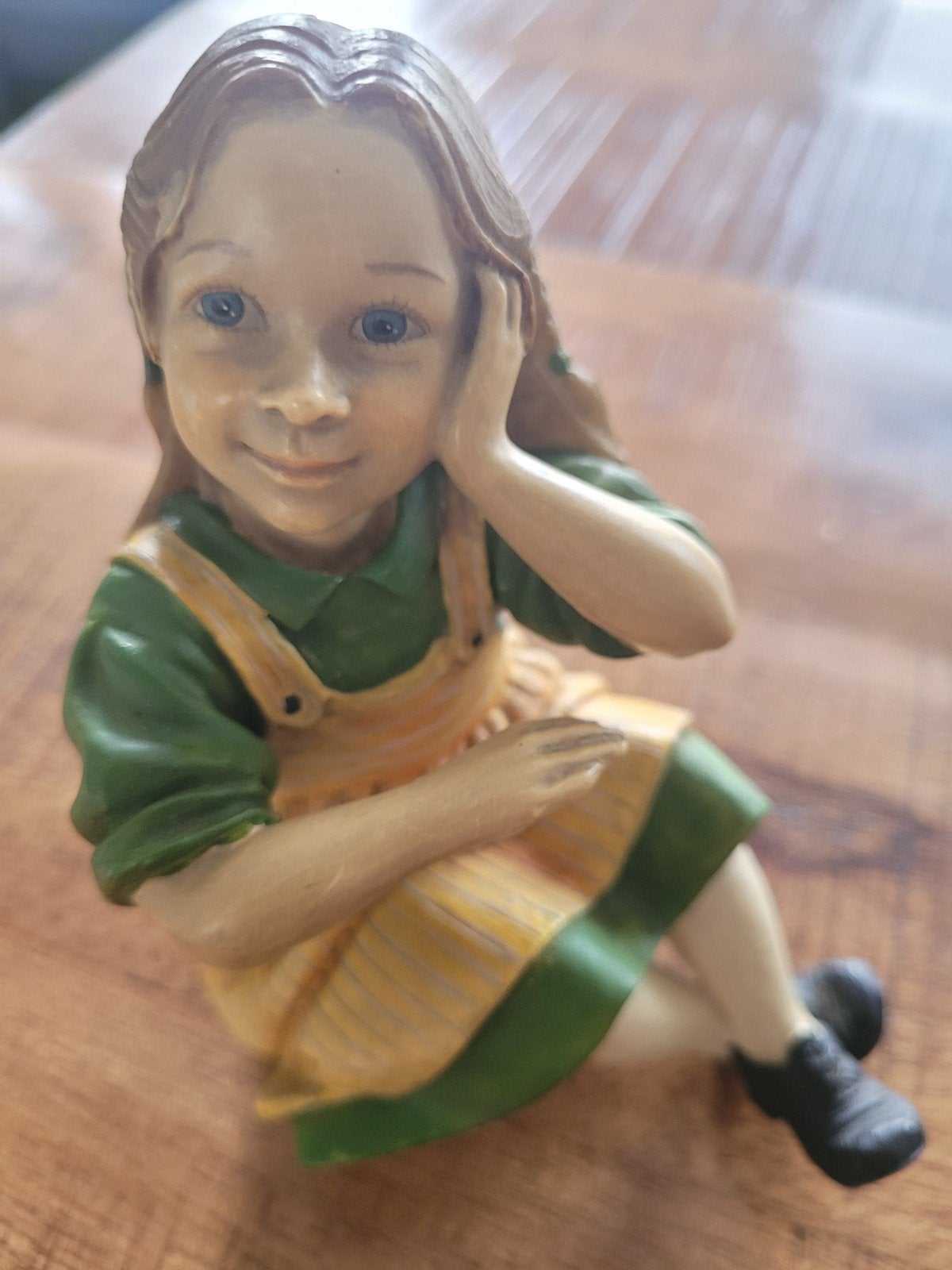 Beeldje van een meisje - decoratie, Ophalen of Verzenden, Zo goed als nieuw, Mens