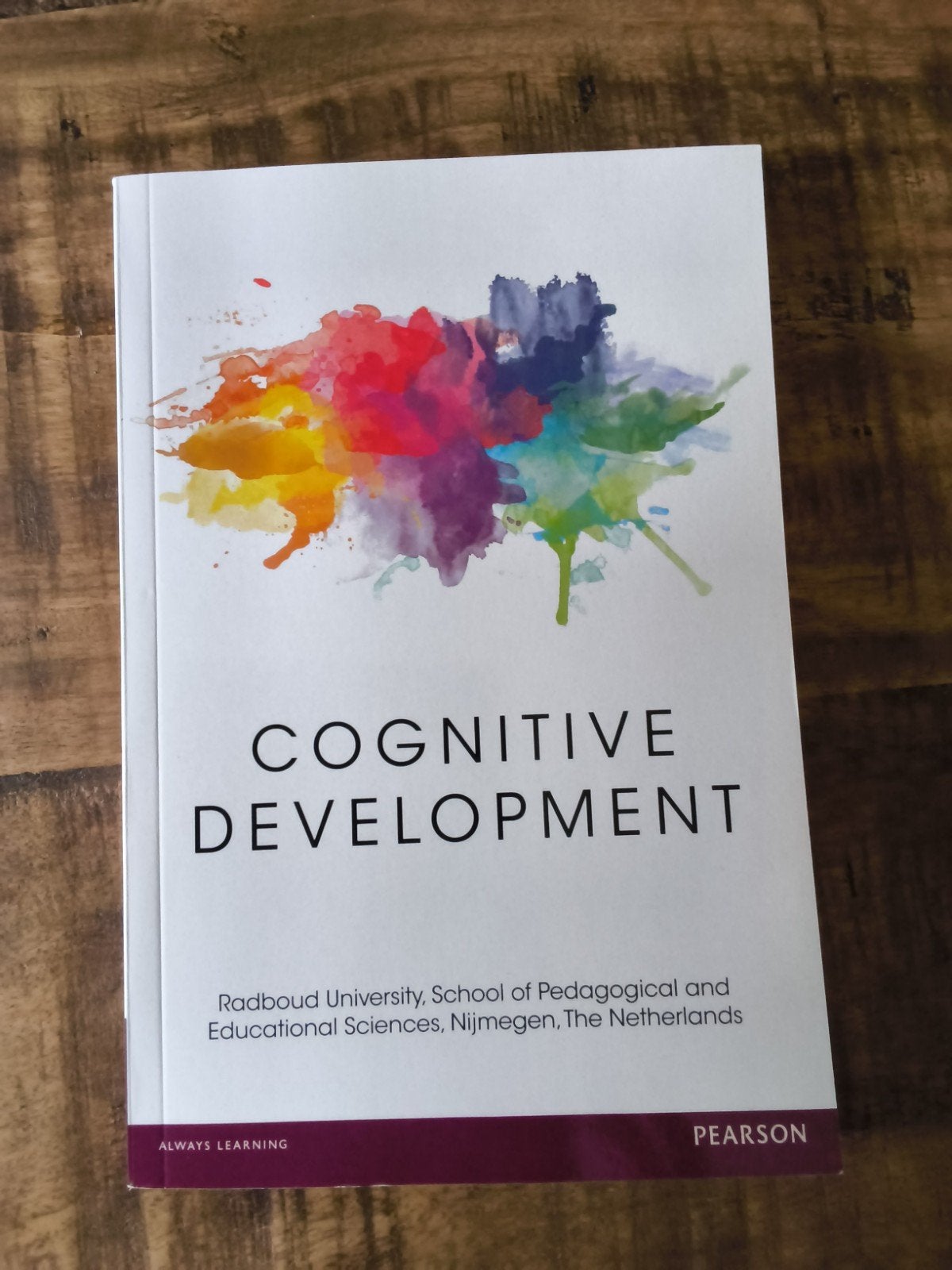 Cognitive Development - Radboud University, Pearson, Ophalen of Verzenden, Gamma, WO