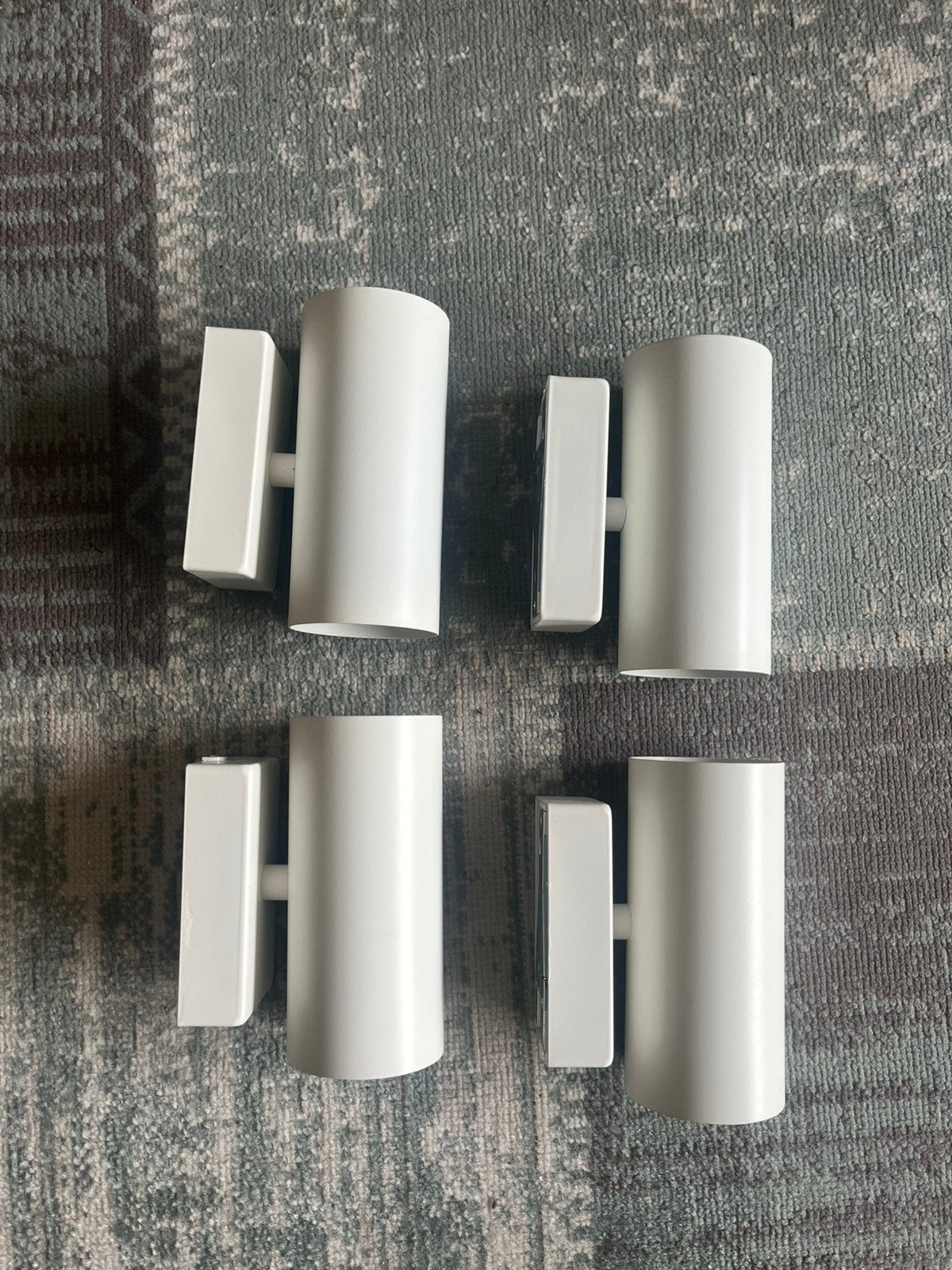 Ikea wandlamp nymåne wit 4 stuks inclusief 8 peertjes, Ophalen of Verzenden, Zo goed als nieuw