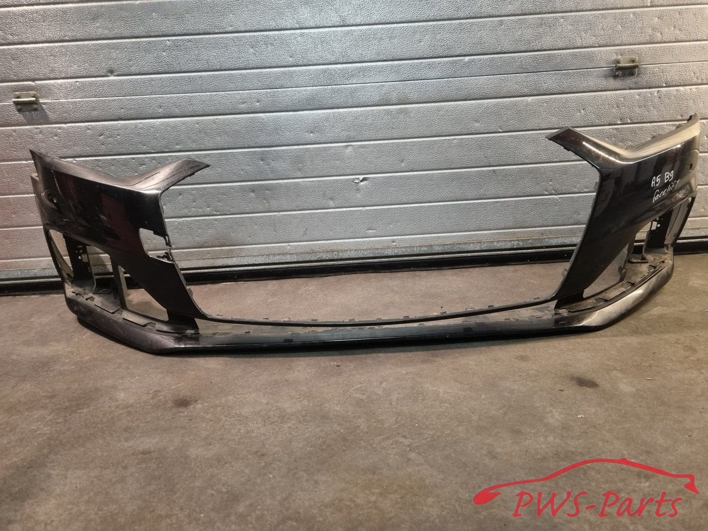 AUDI A5 B9 FACELIFT VOORBUMPER ORIGINEEL, Gebruikt, -, Voor, -