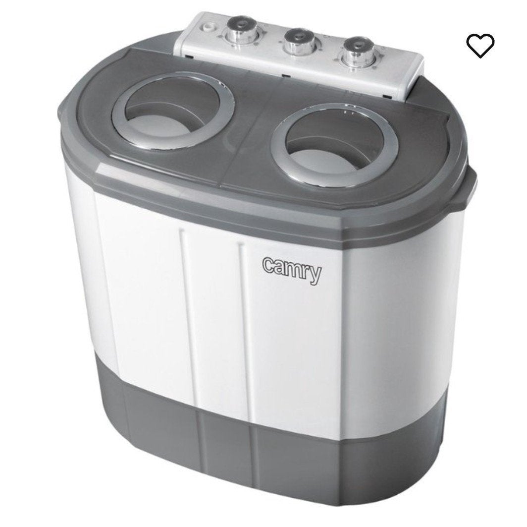 Camry Mini Wasmachine met Centrifuge - Compact en Draagbaar, Witgoed en Apparatuur, Ophalen, Minder dan 1200 toeren, Minder dan 85 cm