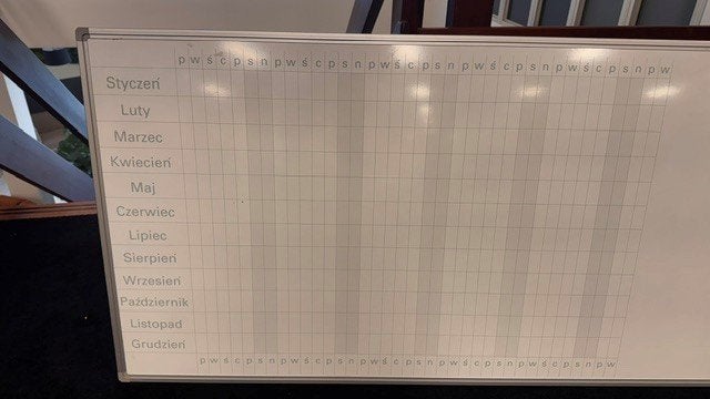 Planborden Pools/Frans/Spaans, Diversen, Ophalen, Zo goed als nieuw, Whiteboard