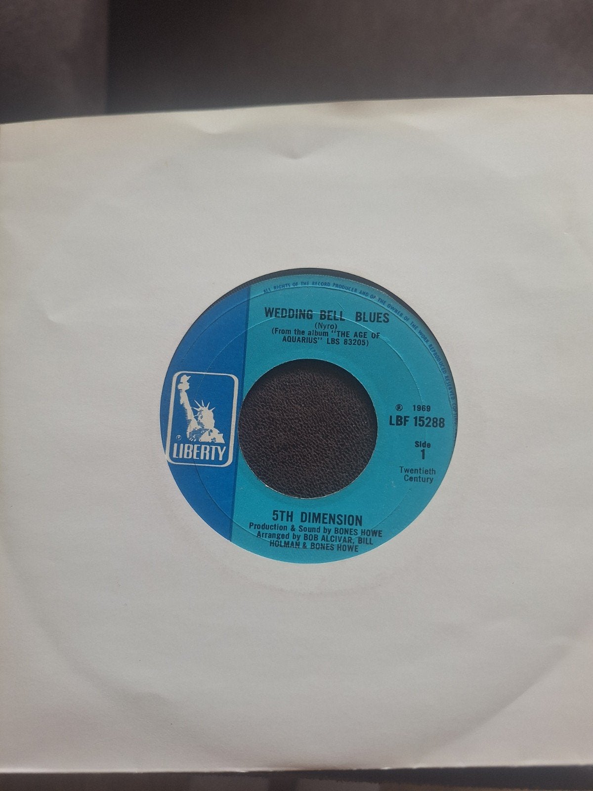 5th dimension wedding bell blues, Cd's en Dvd's, Vinyl Singles, Ophalen of Verzenden, Zo goed als nieuw