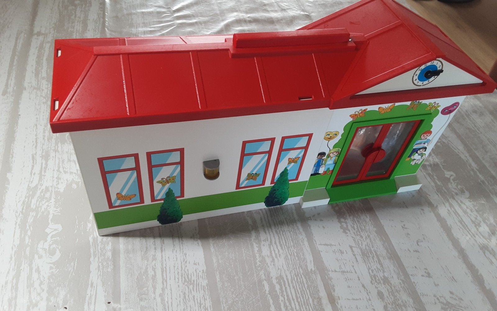 5606 kleuterschool in meeneem koffer, Gebouw, Complete set, Ophalen of Verzenden, Zo goed als nieuw
