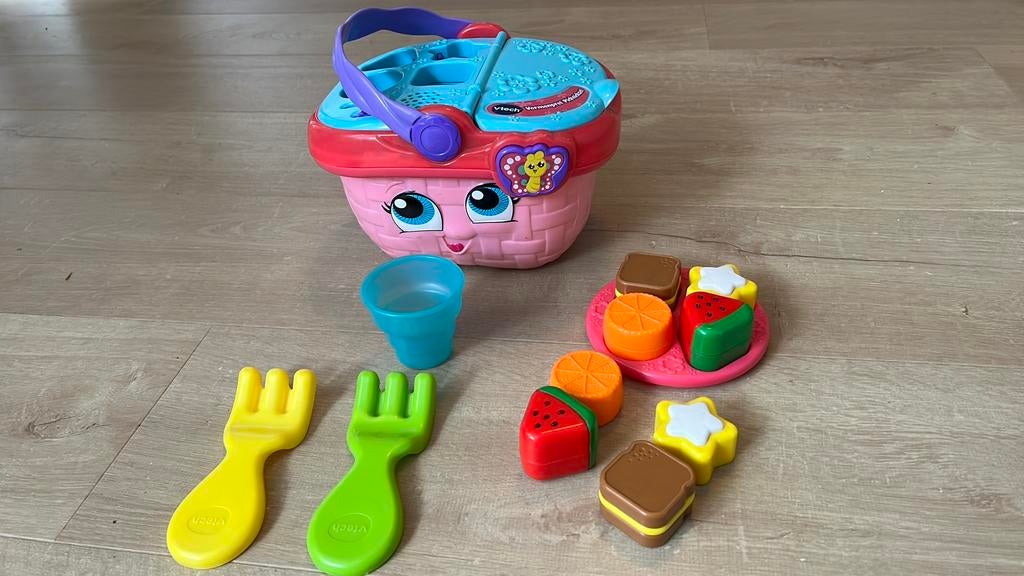 Vtech vormenpret picknickset, Kinderen en Baby's, Speelgoed | Vtech, Ophalen, Gebruikt, 6 maanden tot 2 jaar