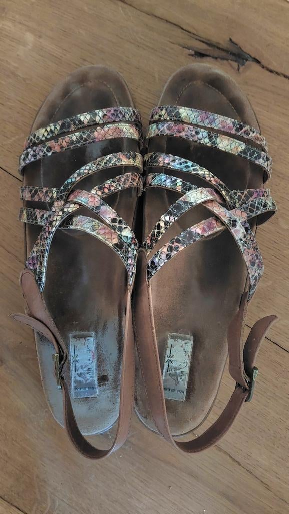 Sandalen dames maat 43 Arriva, Kleding | Dames, Ophalen of Verzenden, Gedragen, Zwart, Sandalen of Muiltjes