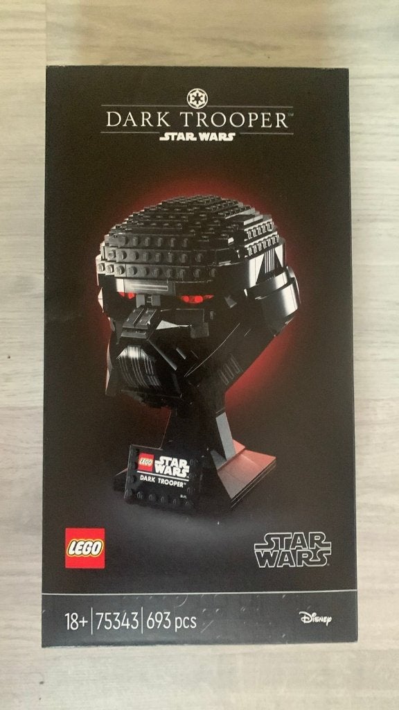Lego Star Wars Dark Trooper Helmet, Star Wars, Lego, Nieuw, Ophalen of Verzenden
