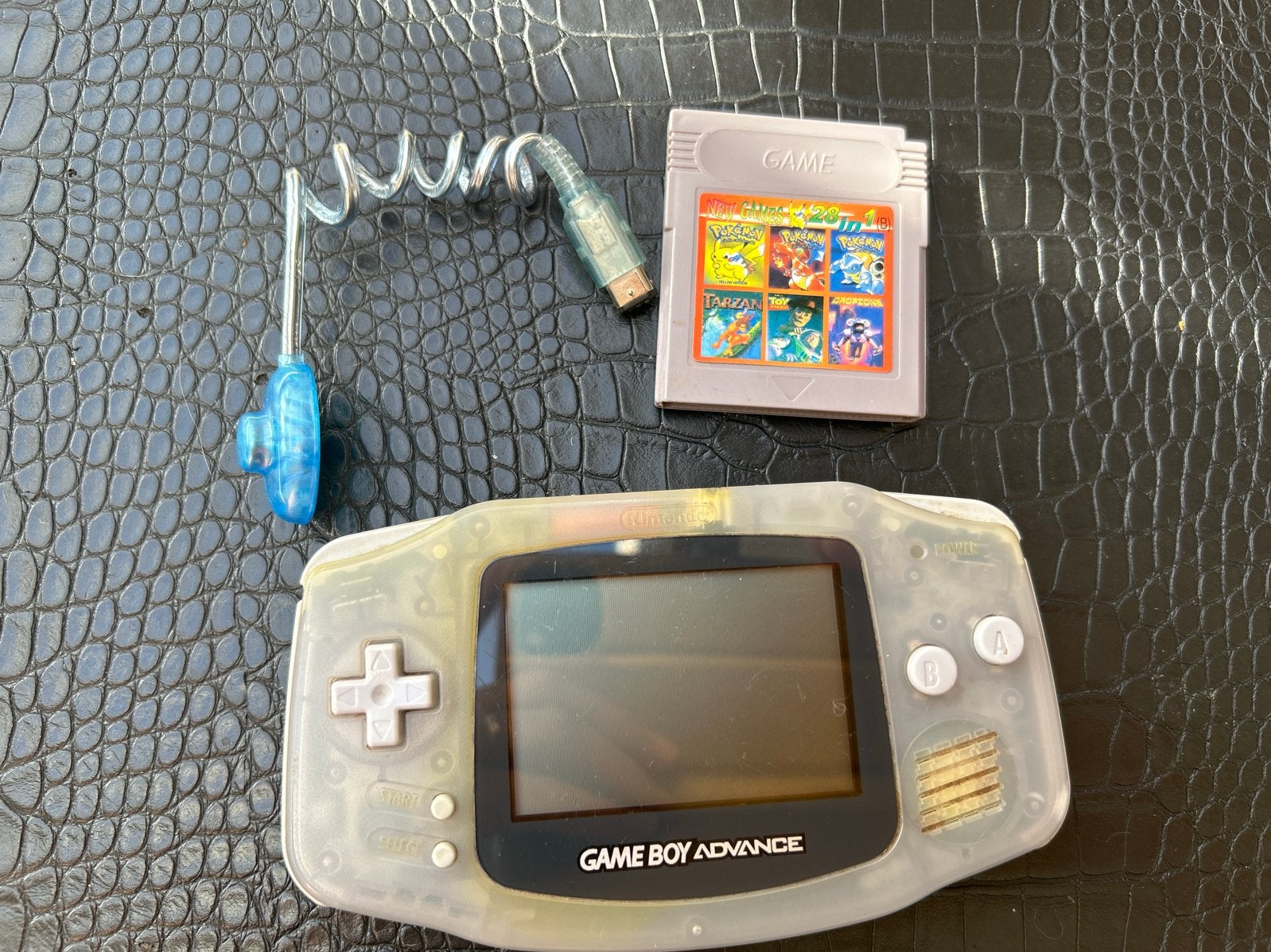Game Boy Advance met 28-in-1 game  oa 3 pokemon games, Ophalen of Verzenden, Gebruikt, Game Boy Advance, Met games