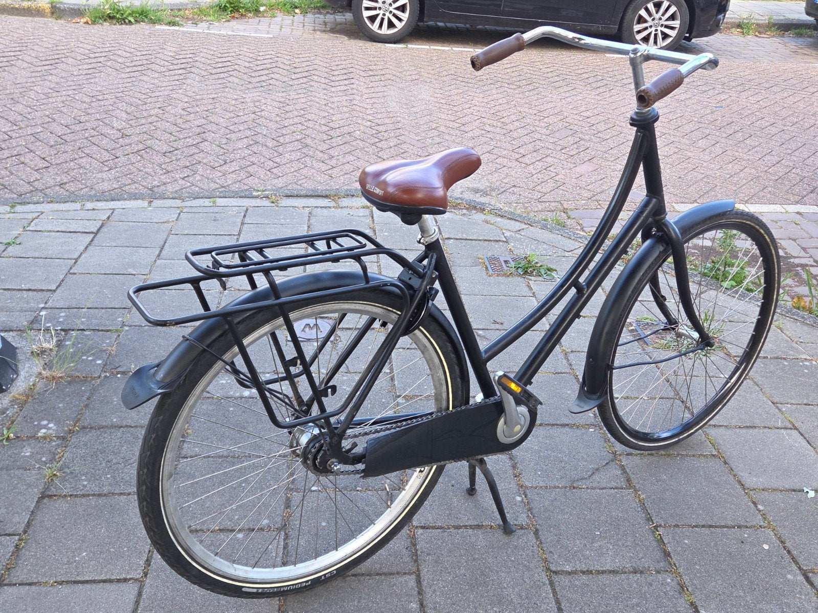 Sterke 28 inch fiets Puch frame met goede banden, Ophalen of Verzenden, Gebruikt, Overige merken, Versnellingen
