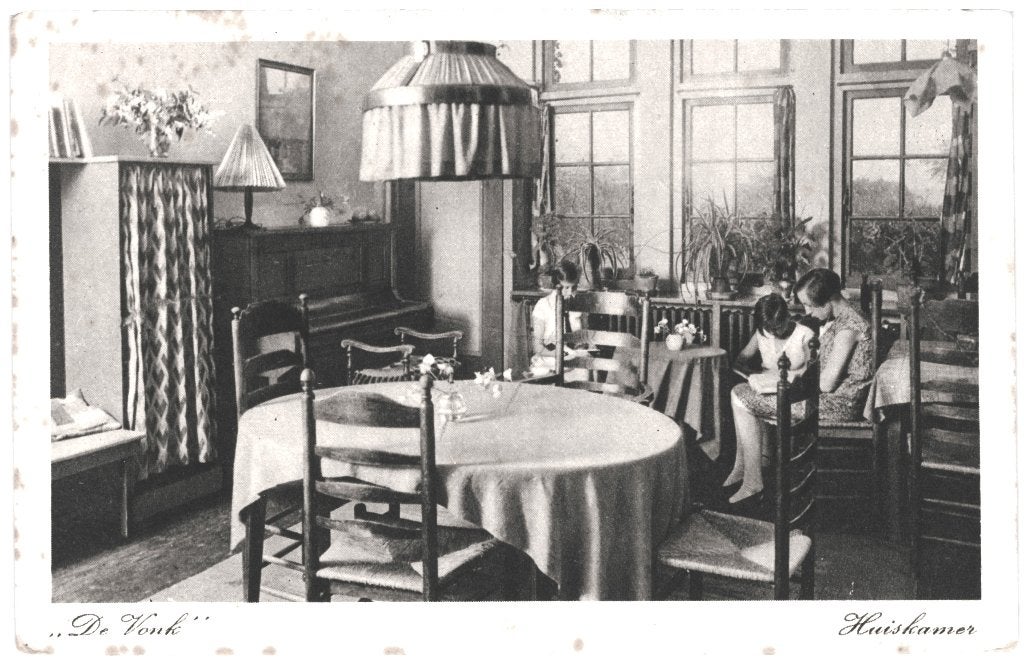 967782 Vacantiehuis De Vonk Noordwijkerhout jr 20 30 ZH, Ophalen of Verzenden, 1920 tot 1940, Ongelopen, Zuid-Holland