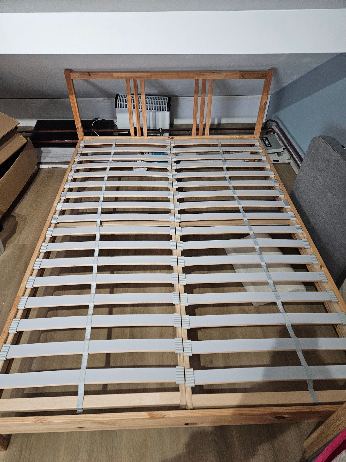 IKEA Fjellse Bed 140 cm breed (matras optioneel), Ophalen, Gebruikt, Tweepersoons, 140 cm