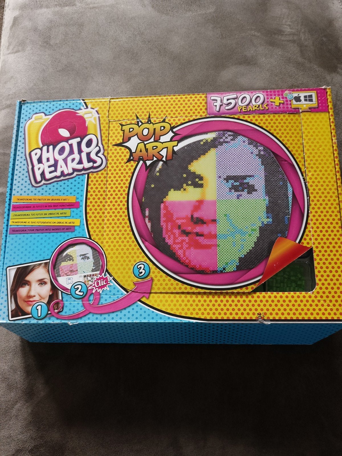 Photo Pearls Pop Art Knutselset - Maak je eigen foto kunst, Overige thema's, Nieuw, Meerkleurig, Ophalen of Verzenden