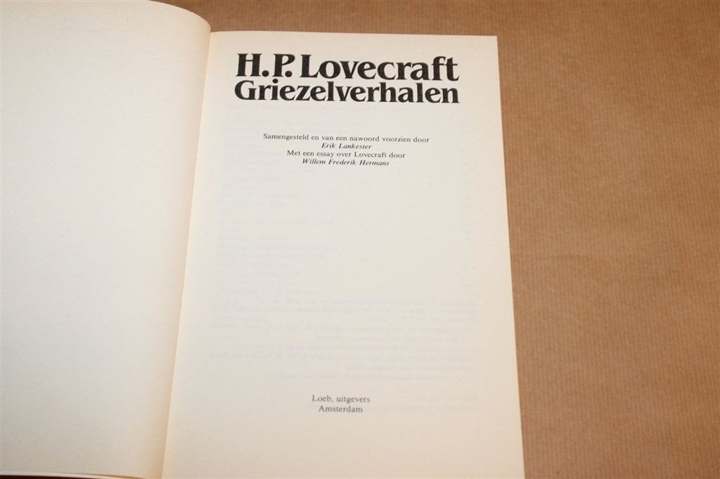 Griezelverhalen — Lovecraft, Hermans & 22 Verhalen, Boeken, Ophalen of Verzenden, Gelezen
