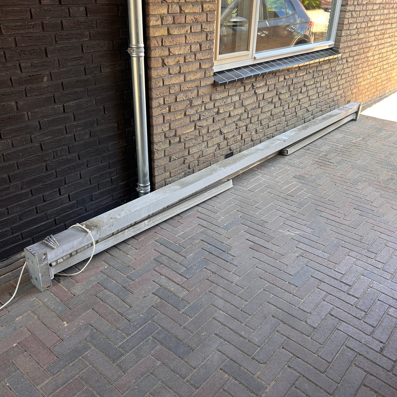 Zonwering 440cm breed, Ophalen, Gebruikt, Overige typen, Elektrisch