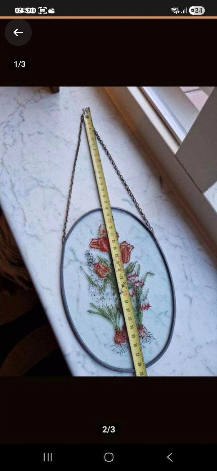 glas in lood hanger, Ophalen of Verzenden, Zo goed als nieuw