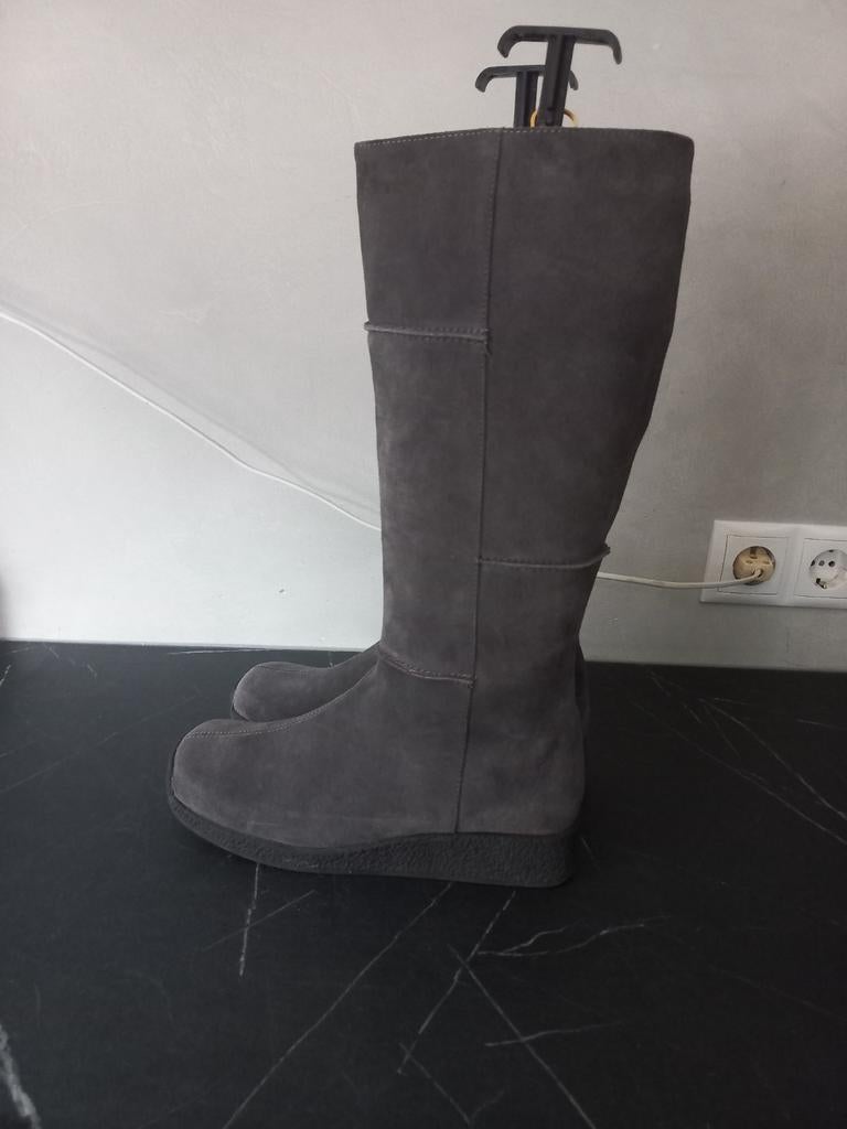 Nette grijze laarzen Bon A Part maat 40, Kleding | Dames, Hoge laarzen, Ophalen of Verzenden, Zo goed als nieuw, Grijs