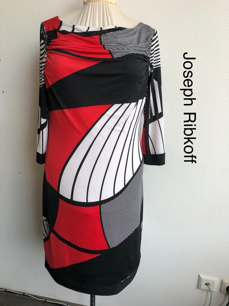 Joseph Ribkoff Jurk  {mt: 42} 5988-23,5, Joseph Ribkoff, Joseph Ribkoff, Zwart, Maat 42/44 (L)