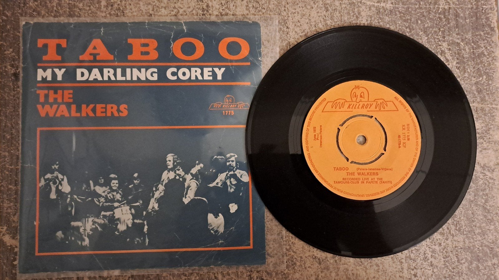 the walkers  - taboo, Gebruikt, 7 inch, Pop, Fotohoes