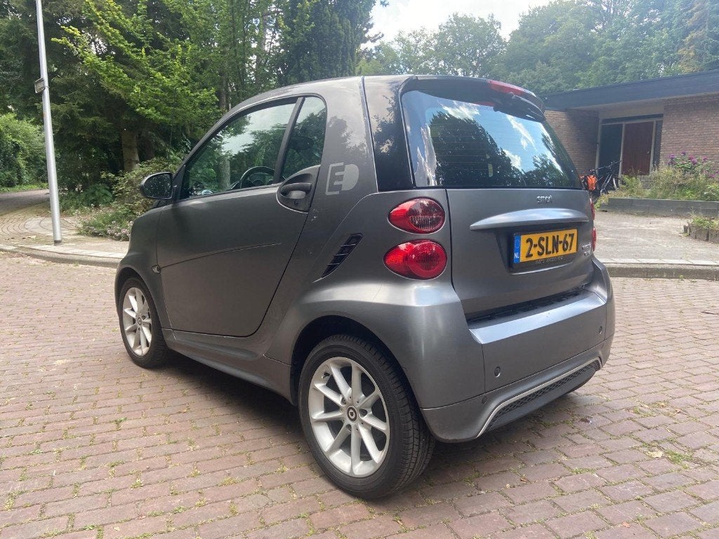 Smart ForTwo Electric Drive Coupe 2013 Grijs, Auto's, Automaat, Achterwielaandrijving, Leder en Stof, 47 pk