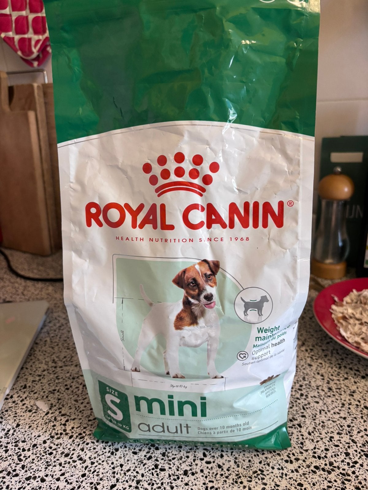 Gratis Royal Canin Weightmaintenance mini 1,5 kg, Dieren en Toebehoren, Dierenvoeding, Ophalen, Hond