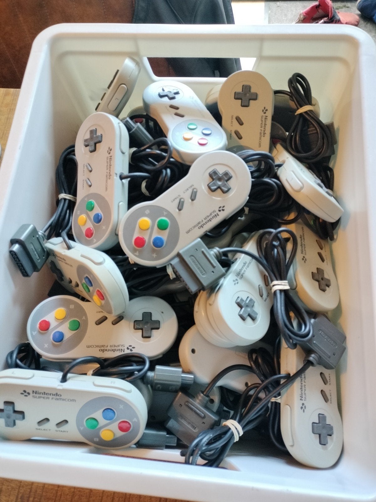 Nintendo Super Famicom Controllers - Schoongemaakt & Getest, Spelcomputers en Games, Ophalen of Verzenden, Gebruikt, Super NES