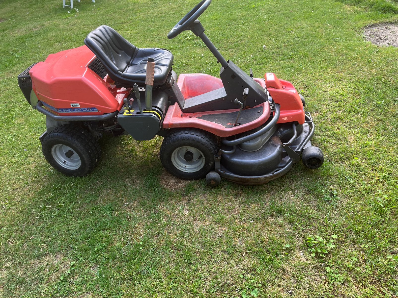 Husqvarna rider pro 14  2 cilinder motor, Tuin en Terras, Grasmaaiers, Ophalen, Zo goed als nieuw, 50 cm of meer