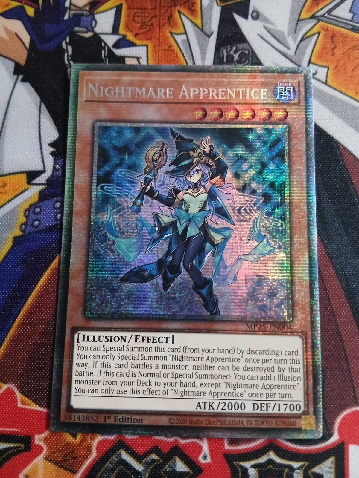 Nightmare Apprentice - Starlight Rare MP25 - Yu-Gi-Oh, Ophalen of Verzenden, Zo goed als nieuw, Foil