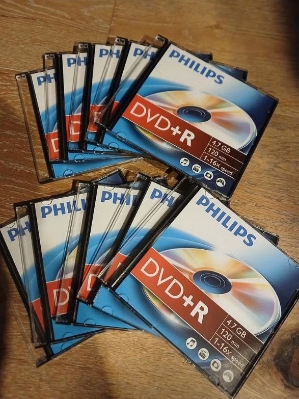 Philips DVD+R 4.7 GB 120 min 1-16X speed (nieuw), Philips, Herschrijfbaar, Nieuw, Ophalen of Verzenden