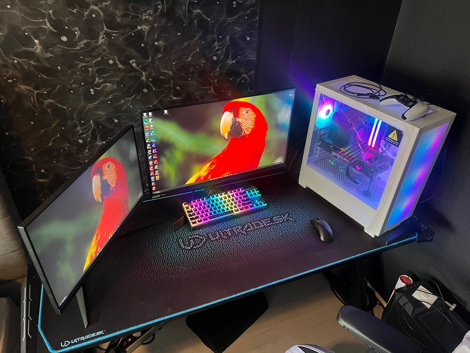 Ultradesk gaming bureau “Space XXL”, Ophalen, 160 cm, Zo goed als nieuw, Modern