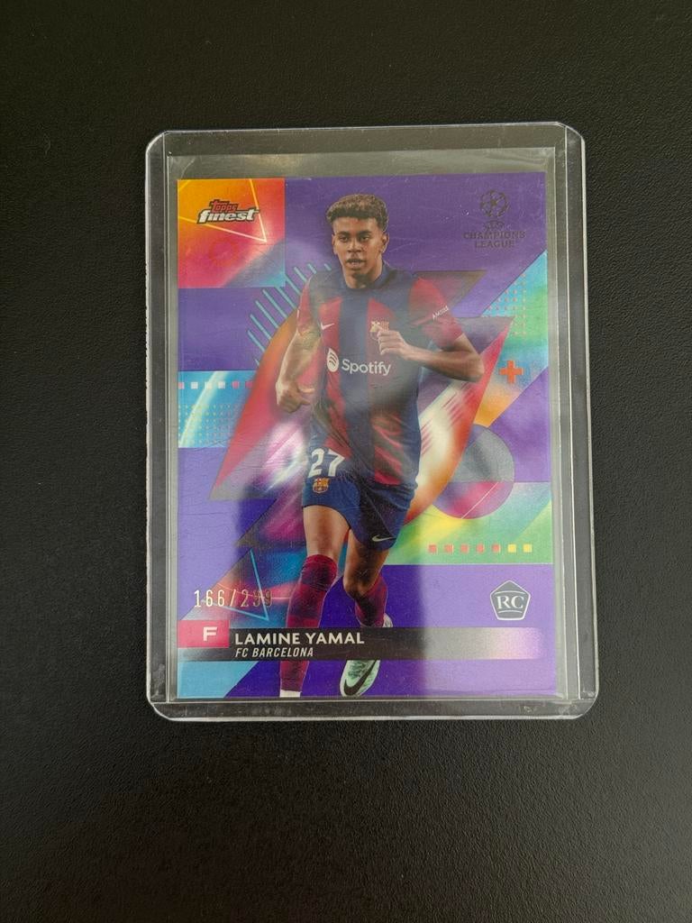 Lamine Yamal Rookie Kaart /299 Topps Finest 2023-2024, Ophalen of Verzenden, Nieuw, Buitenlandse clubs, Spelerskaart