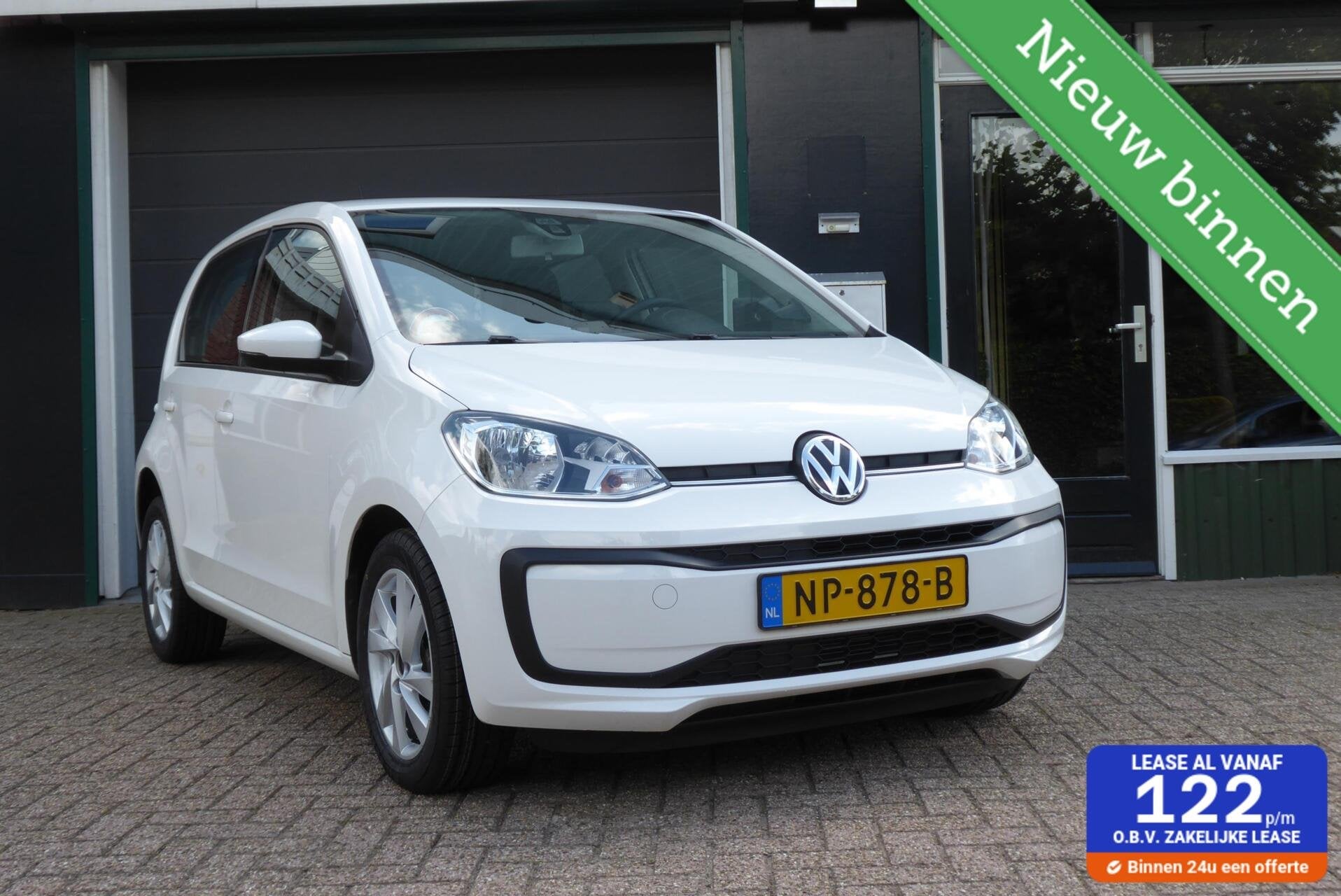 Volkswagen Up! 1.0 BMT move up!, 2017, DAB Radio, 144.899 KM, Auto's, Volkswagen, Voorwielaandrijving, Stof, Gebruikt, Start-stop-systeem